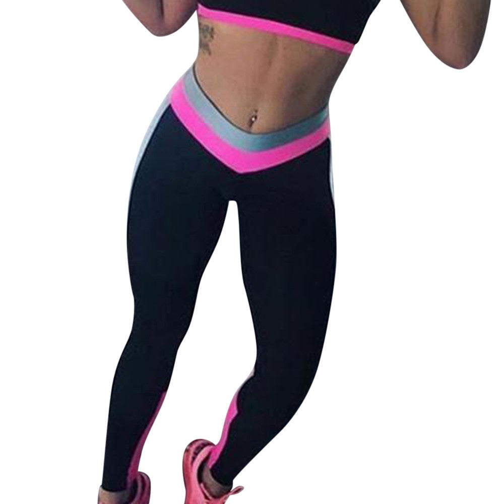 Women High Waist Sports Gym Yoga Running Fitness Leggings Pants Workout Clothes